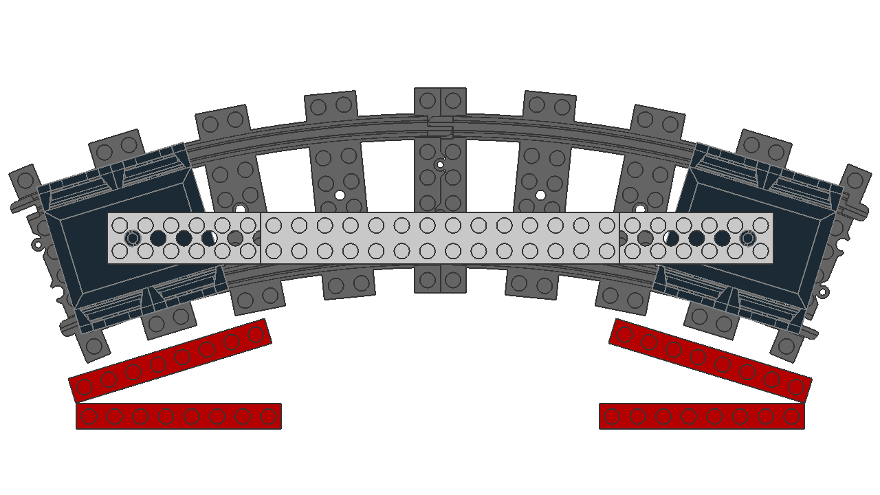 Spaced 480 LDU apart, rotated 17°.